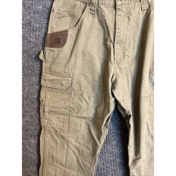 Wrangler Riggs Mens Work Wear Cargo Pants Size 36 Brown Rugged Outdoor Mid Rise - Picture 4 of 12